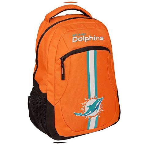 miami dolphins purse strap|miami dolphins backpack.